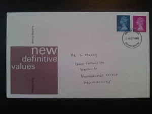 NEUE DEFINITIVE WERTE FDC 22 OKT 1980 - Bild 1 von 1