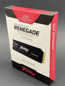 🔥Kingston Fury Renegade x 2TB M.2 Interne SFYRDK2000G Gaming SSD PS5 Kühlkörper - Bild 1 von 3