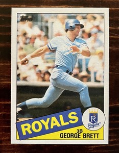 1985 Topps #100 George Brett MLB Hall of Fame Kansas City Royals          🔥🔥🔥