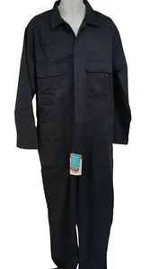Portwest Bizweld BIZ1 Coverall Navy Blue Boiler Suit Flame Resistant FR Workwear - Picture 1 of 6