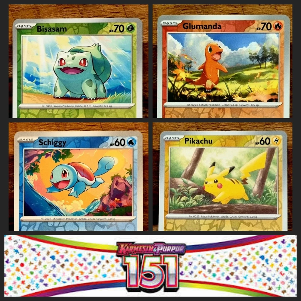 Pokemon "151" - Große Auswahl an Reverse/Holo Einzelkarten Deutsch - Bild 1 von 1