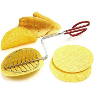 Fryer Tool Tortilla Fryer Tong Taco Holders Setting Clip Taco Shell Maker Press - Picture 1 of 12