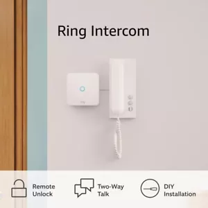 Ring Intercom by Amazon Intercom, Two-Way Talk Remote Unlock NEW UK USE CODE £63 - Picture 1 of 4