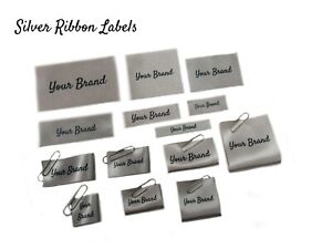 Personalised Custom Handmade Flat Folded Sew In Ribbon Fabric Clothes Labels