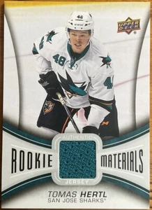 2013-14 Upper Deck Rookie Materials Tomas Hertl #RM-TH San Jose Sharks - Picture 1 of 2