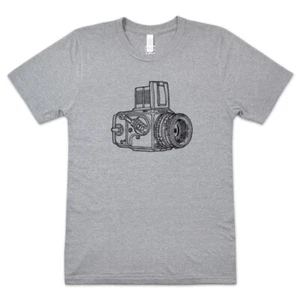 Classic Hasselblad Camera Graphic printed on Men's T-shirt - Picture 1 of 3
