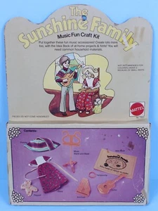 The Sunshine Family Music Fun Craft Kit COMPLETO mai usato - bambola Mattel #7257 - Foto 1 di 6