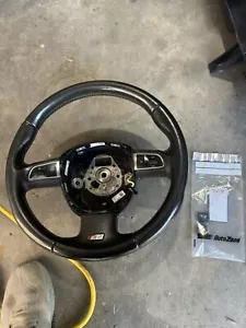 2009-2013 Audi S4 Steering Wheel 3 Spoke Paddle Shift - 8K0419091BF - Picture 1 of 8