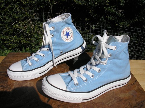 Sneakers originali Converse Chucks HI numero 39 blu medio!!!