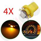 4Pcs Yellow B8.5DLED Bulbs Dashboard Speedo Cluster Side Light For Mercedes-Benz