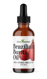 100% Organic Buriti (Aguaje) Fruit Oil | Imported From Brazil | 2oz Glass Bottle - Picture 1 of 5