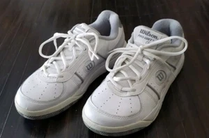 Wilson Pro Staff Classic II Leather Tennis Shoes US 8.5 UK 6.5 EUR 40-1/3 EUC - Picture 1 of 15
