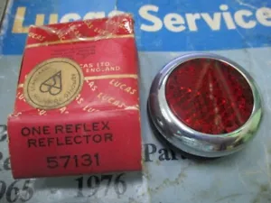 Austin Healey 3000 BT7, early Land Rover reflex reflector NOS Lucas 57131 - Picture 1 of 6