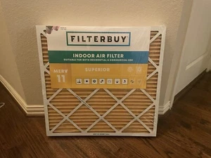 MERV 11 Pleated Air Filter 4 Pack USA Made 24x25x1 - Picture 1 of 3