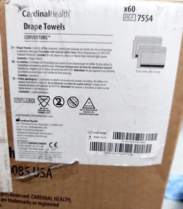 Cardinal 7554 Drape Towels Convertors 19.25” x 30” (CASE/60) - Picture 1 of 2