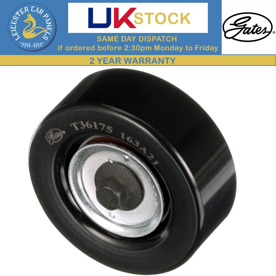 Gates Deflection Guide Pulley V-Ribbed Belt For Ford Galaxy 1995-2006 2 2.3 - Image 1 of 1