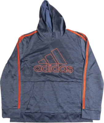 Sudadera con capucha ADIDAS Youth Boys XL azul naranja LK NU BTS Foto 1 de 4