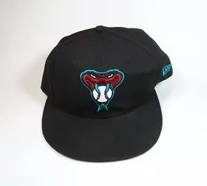 Gorra New Era 59Fifty Hombre Mujer Arizona Diamondbacks Negra Ajustada Alterna 7-1/4 - Imagen 1 de 3