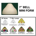 HL Worden B7 Stained Glass Tiffany Lamp MiniForm Mold or Patterns For B-7 Design
