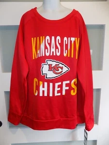 Kansas City Chiefs Red NFL LS Sweatshirt Size 14/16 (L) Youth NEW - Picture 1 of 3