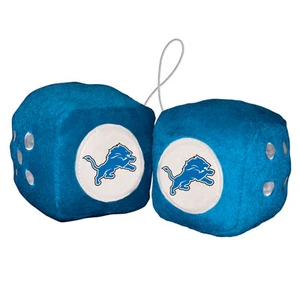 NFL Detroit Lions Fuzzy Dice, NEW - Picture 1 of 1