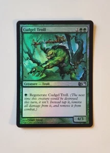 MTG Cudgel Troll / MTG Core Set 2011 / FOIL Uncommon NM Condition Card - Picture 1 of 2