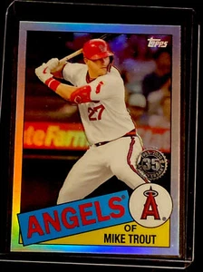 2020 TOPPS CHROME REFRACTOR 35th ANNIVERSARY #85TC-1 MIKE TROUT ANAHEIM ANGELS - Picture 1 of 2