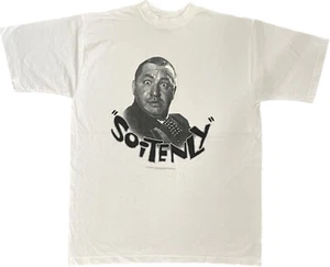 Camiseta deportiva de colección Moe Soitenly The Three Stooges para hombre XL puntada única DEFECTOS EE. UU. - Imagen 1 de 11