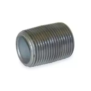 BECK 0331023606 Pipe Nipple,1".,Close,Galvanized Steel 29VG60 - Picture 1 of 2
