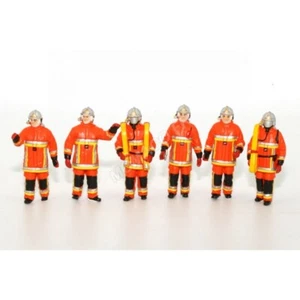 Alarm 0117 FIGUREN KONVOLUT 6 FEUERWEHR STADTFEUER ORANGE 1/43 - Bild 1 von 1