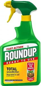 Roundup Total Fast Action Weed Killer, 1 Litre (FREE AND FAST SHIPPING) - Picture 1 of 7