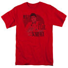 T-Shirt Scarface Truth lizenziert Gangsterfilm Tony Montana Retro T-Shirt neu rot