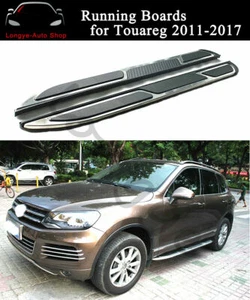 Fits for VW Volkswagen Touareg 2011-2020 Side Step Running Board Nerf Bar - Picture 1 of 6
