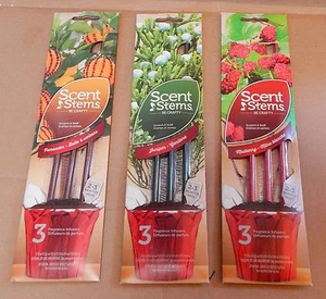 Scent Stems Fragrance Infusers USA 3 Different Pks 9 Stems Total Enviroscent 82L - Picture 1 of 2