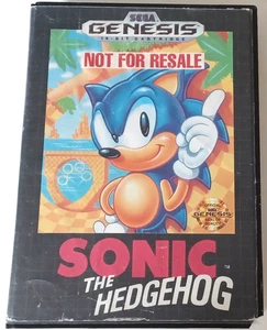 Sonic the Hedgehog Hülle (SEGA Genesis) NUR ORIGINALVERPACKUNG - Bild 1 von 4