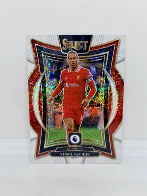 2024-25 Select Premier League VIRGIL VAN DIJK Terrace Level White Sparkle Prizm - Image 1 of 2