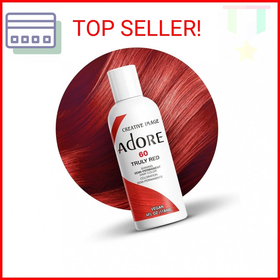 Creative Image Adore Shining Semi-permanent Hair Color 60 Truly Red 118ml