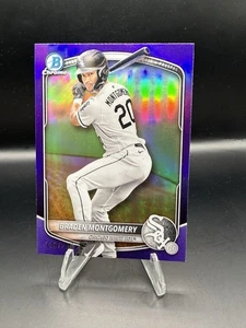 Braden Montgomery 2025 Bowman cromo refractor púrpura/250 White Sox - Imagen 1 de 2