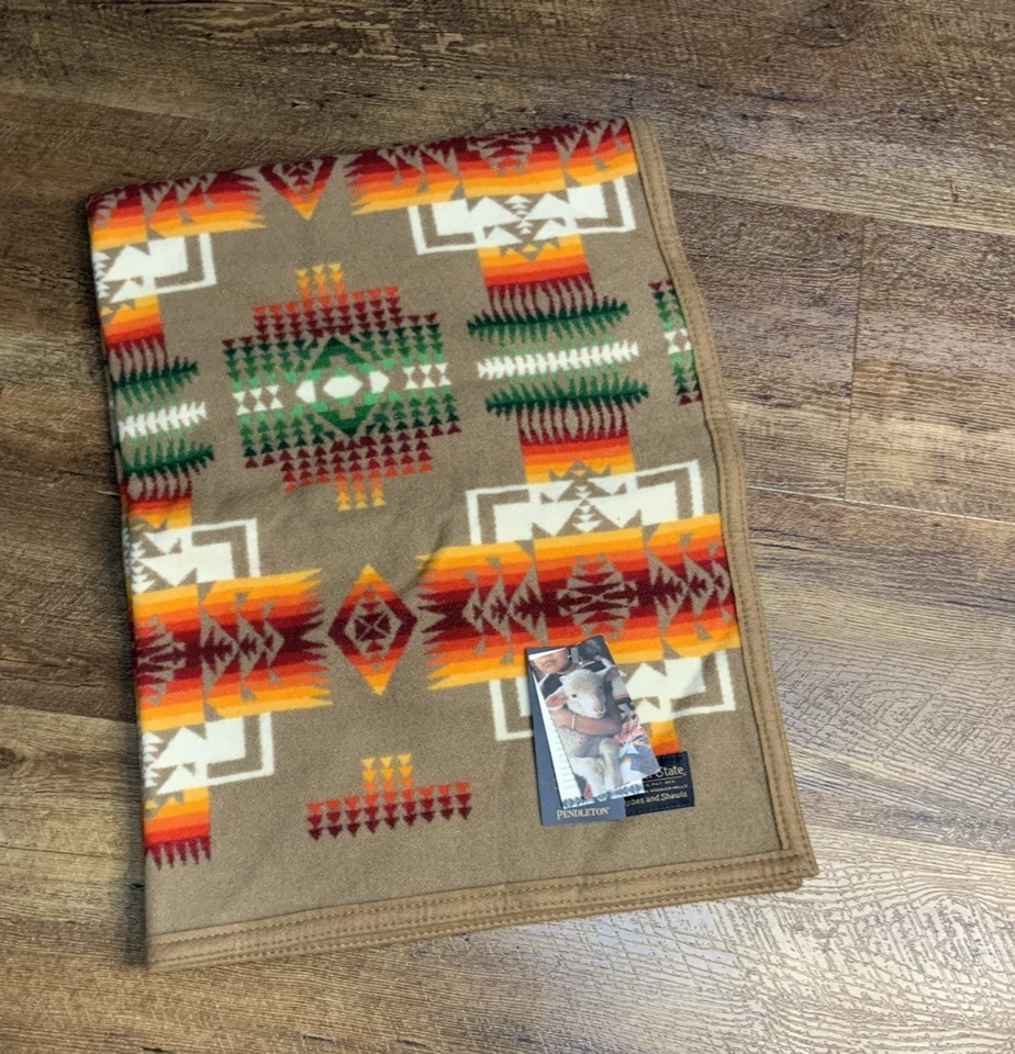 Pendleton 278106 Chief Joseph Muchacho Manta Caqui 32x34 pulgadas Foto 1 de 4