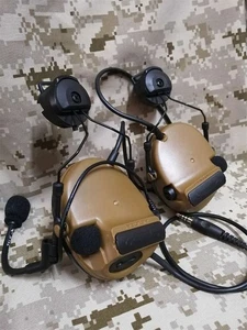 C3 Comtac-III Versión Casco Auriculares Tácticos Pickup Reducción de Ruido Auriculares - Imagen 1 de 7