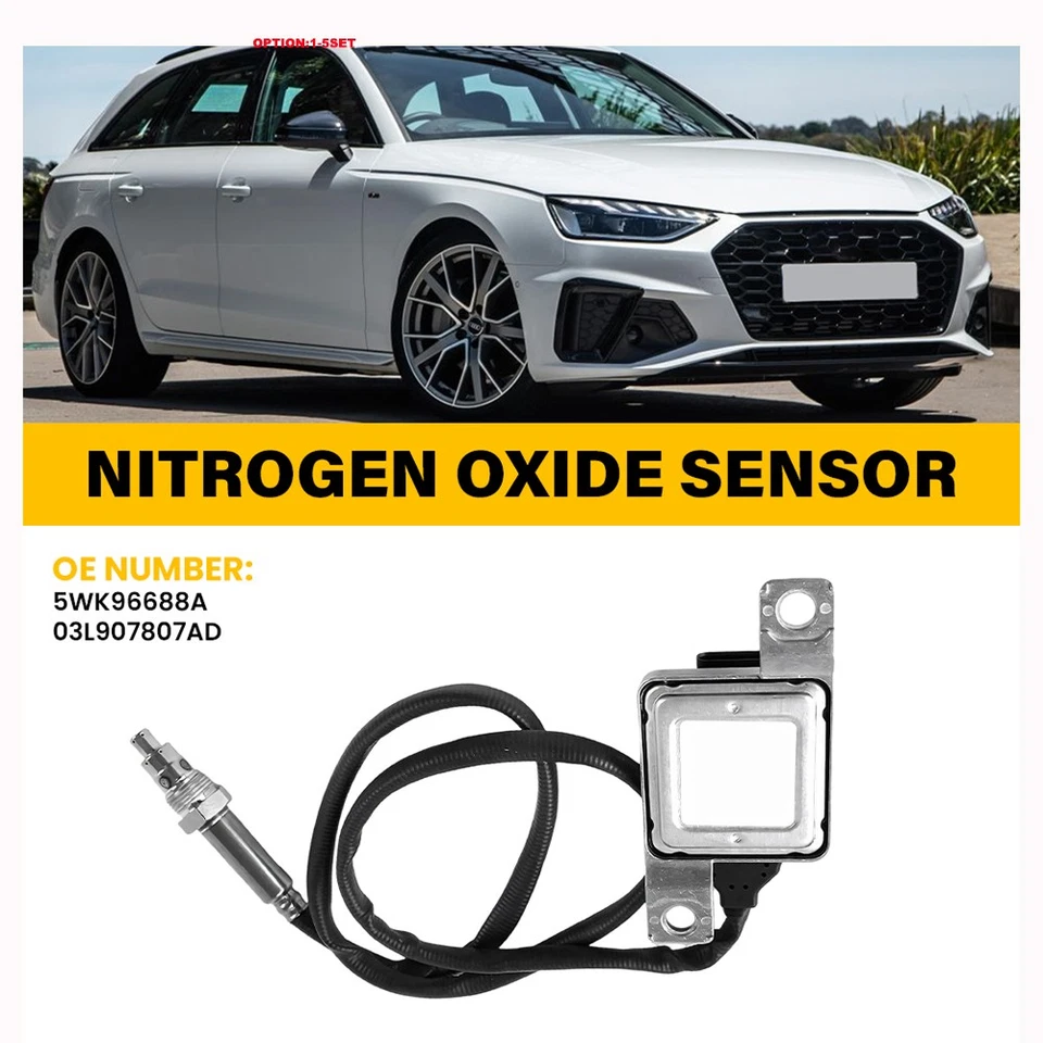 NOX 传感器 5 针适用于大众帕萨特 2012-15 奥迪 A4 A5 A6 A7 A8 Q5 03L907807AE 1-5X — 第 1/4 张图片