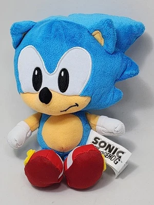 Classic Sonic the Hedgehog 9" Plush Stuffed Animal Jakks Pacific 2024 - Image 1 of 4