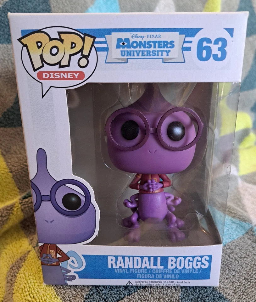 Randall Boggs Pop 63 - Monsters University Funko Pop! 2013 abovedado + protector Foto 1 de 4