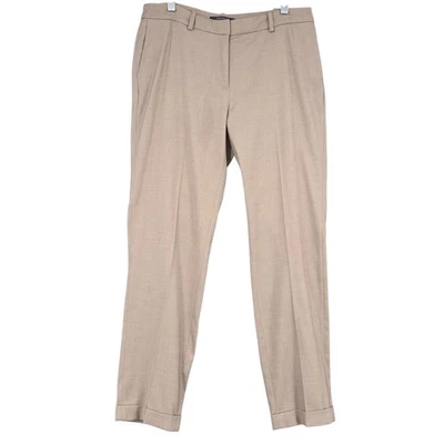 Pantalones Esprit Talla 6 Beige Negocios Informales Carrera Puños Mujer Foto 1 de 4