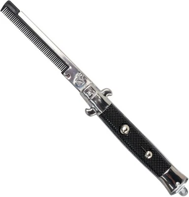 Rhode Island novidade 9 polegadas interruptor de aço inoxidável lâmina pequena, branco/prata  - Imagem 1 de 4