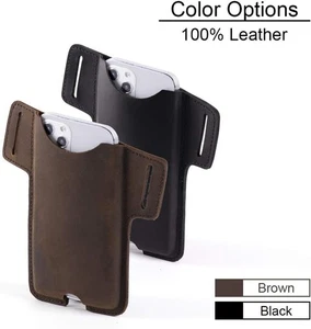 Mens Holster Waist Cellphone Loop Belt Bag Phone Pouch Wallet - Picture 1 of 7