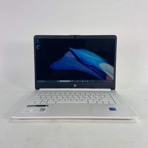 HP Laptop 14-DQ0052DX 14" Celeron N4120 1.1GHz 8GB RAM 64GB SSD - Picture 1 of 14