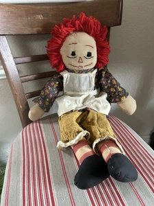 Knickerbocker 21 In Raggedy Ann Doll Inspired Annabelle Doll VTG 1960s 70s - Picture 1 of 8