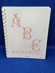 Designed Alphabets For Canvas Embroidery & Cross Stitch Book 1 Rose Anne Hobbs - Picture 1 of 9
