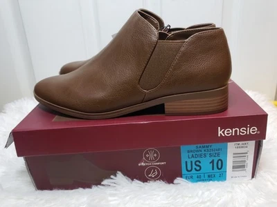 Kensie Mujer Botas Cortas Marrón Botines Zapatos, Talla 10, ¡NUEVAS! ENVÍO RÁPIDO Foto 1 de 4